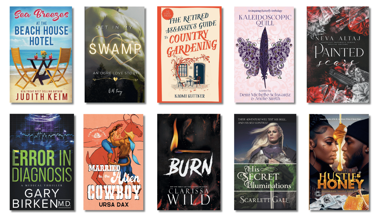 March 2026 Top 10 Fiction Print Book Covers