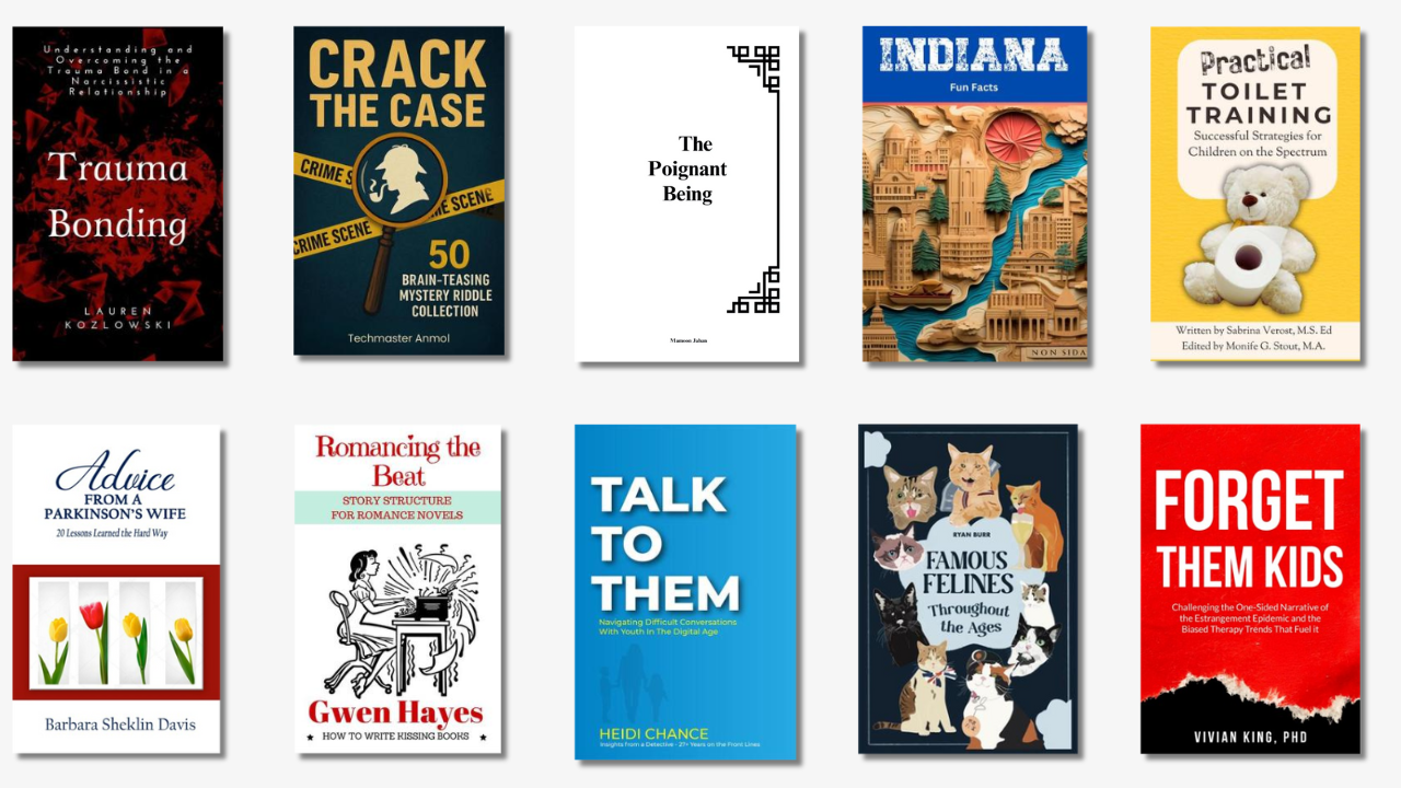 January 2025 Top 10 NonFiction Print Book Covers