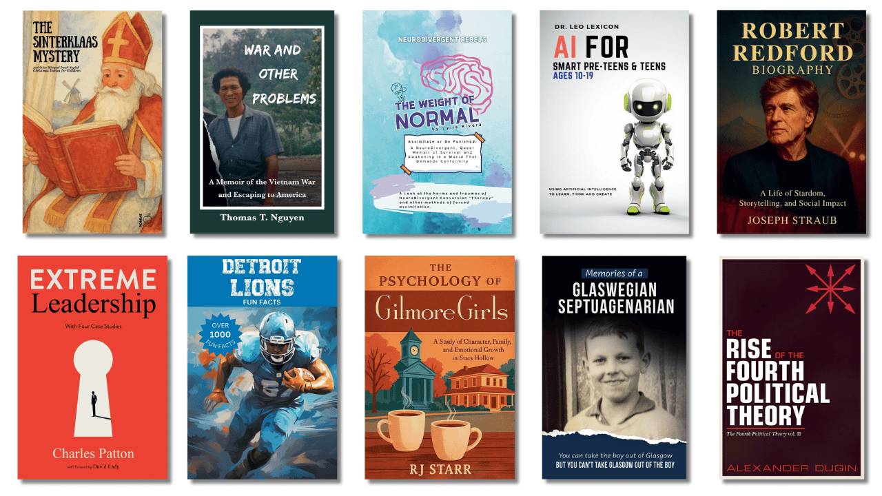 December 2025 Top 10 NonFiction Print Book Covers