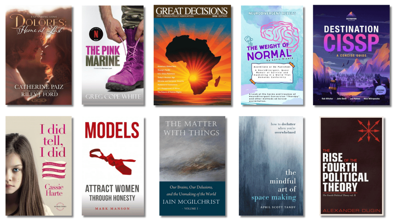 December 2025 Top 10 Nonfiction Book Covers