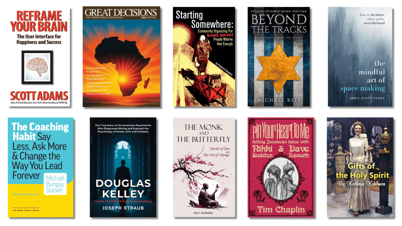 Feb 2026 Top 10 Nonfiction Book Covers