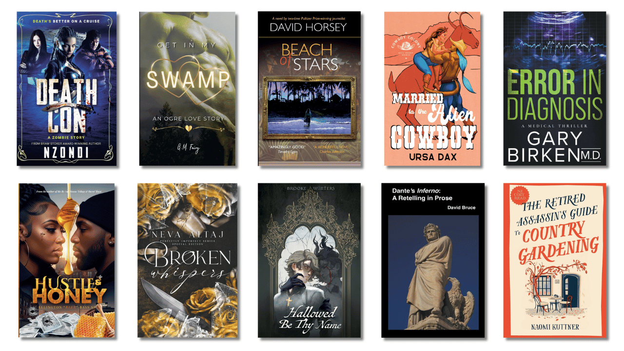 Feb 2026 Top 10 Fiction Print Book Covers