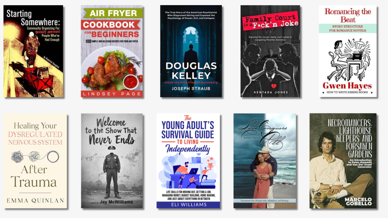 January 2026 Top 10 NonFiction Print Book Covers