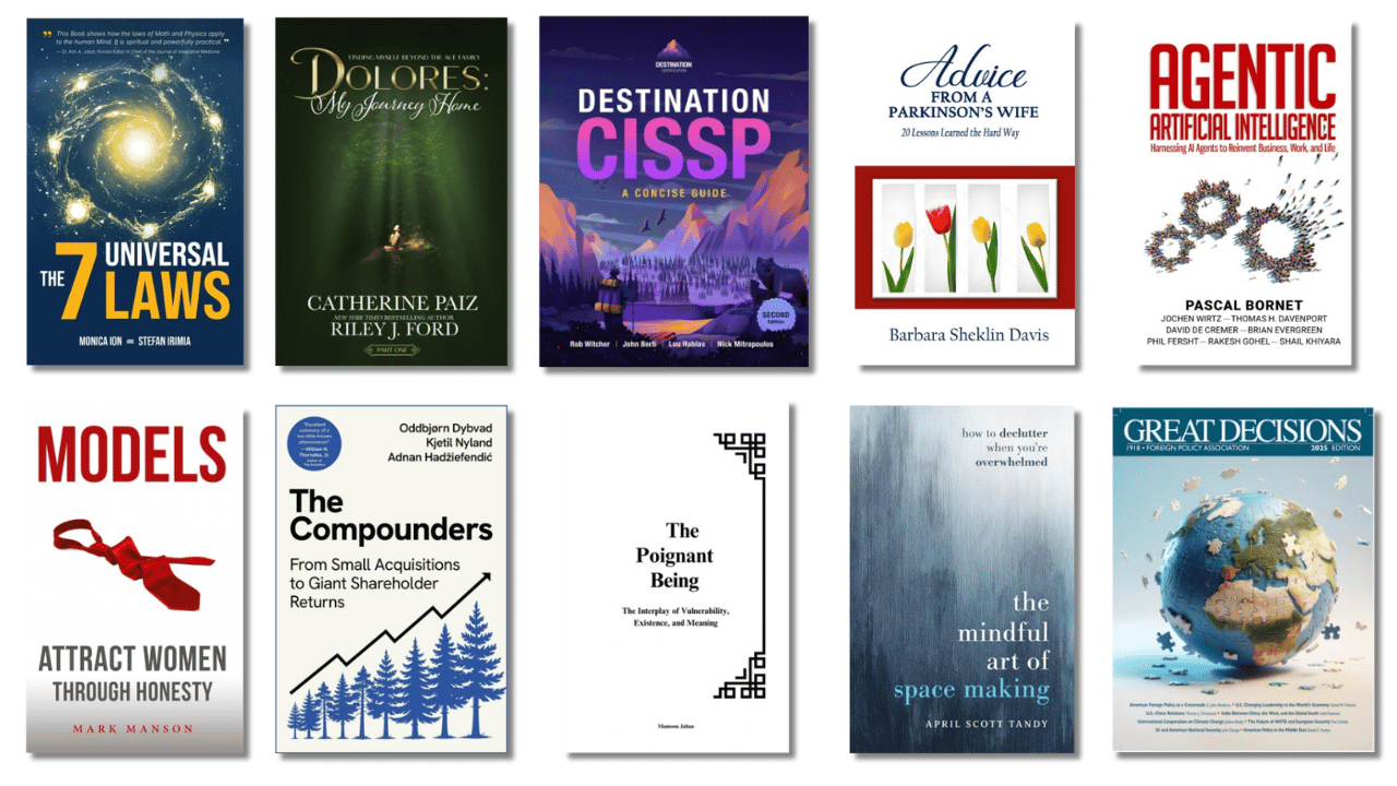 January 2025 Top 10 Nonfiction Book Covers